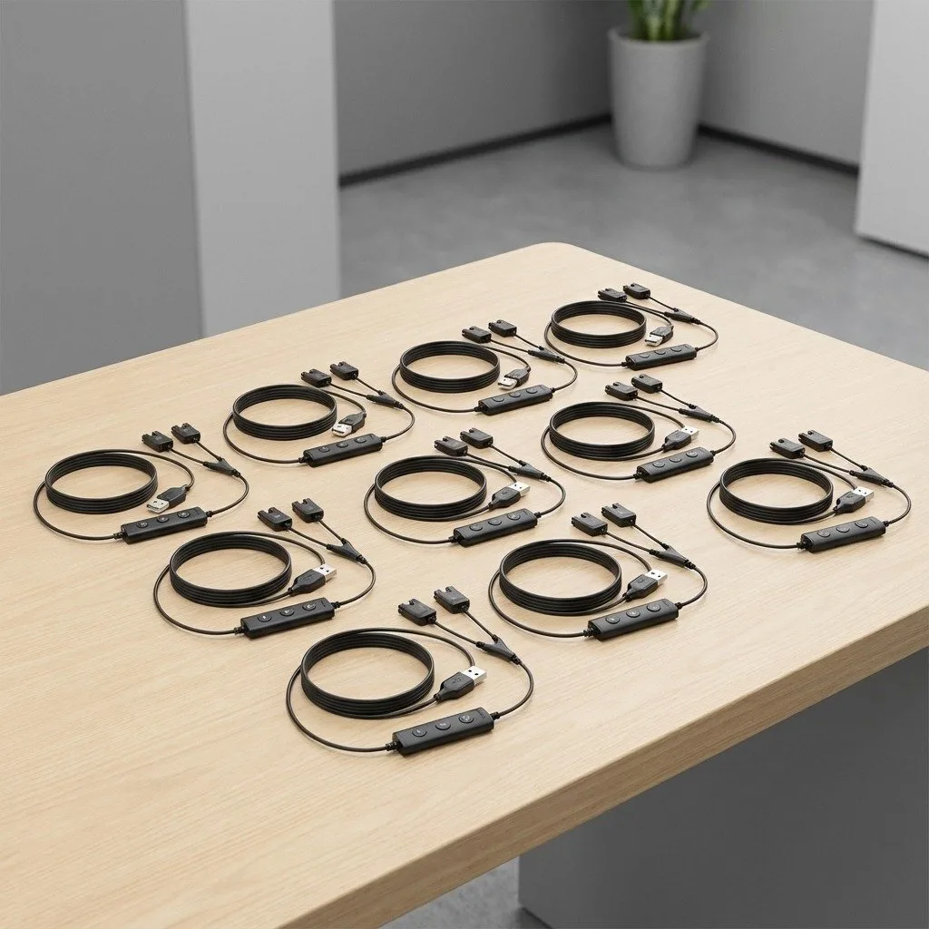 Yealink Training Cable Yhs Series 10 Pieces Usb To Qd - Image 1