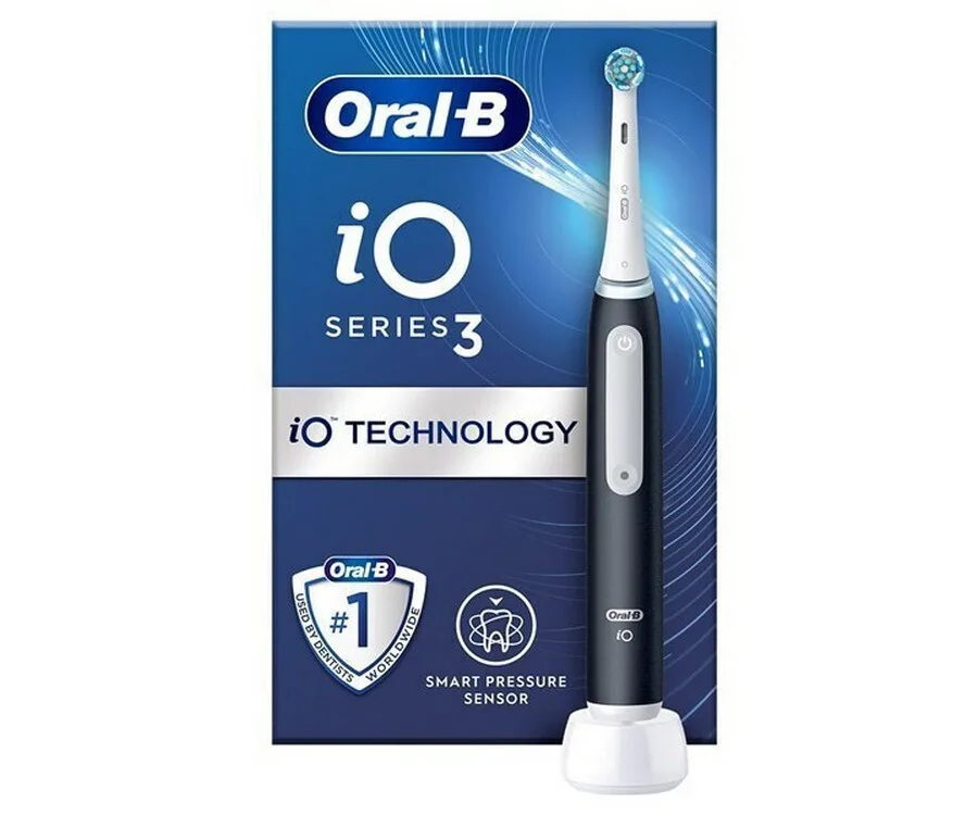 20260313090459_c6849d37.jpeg Oral-B Io3 Series Ηλεκτρική Οδοντόβουρτσα Μαύρη - Image 1