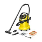 Karcher WD 5 Control P 25/5/22 Σκούπα Στερεών 1200W με Ανοξείδωτο Κάδο 25lt