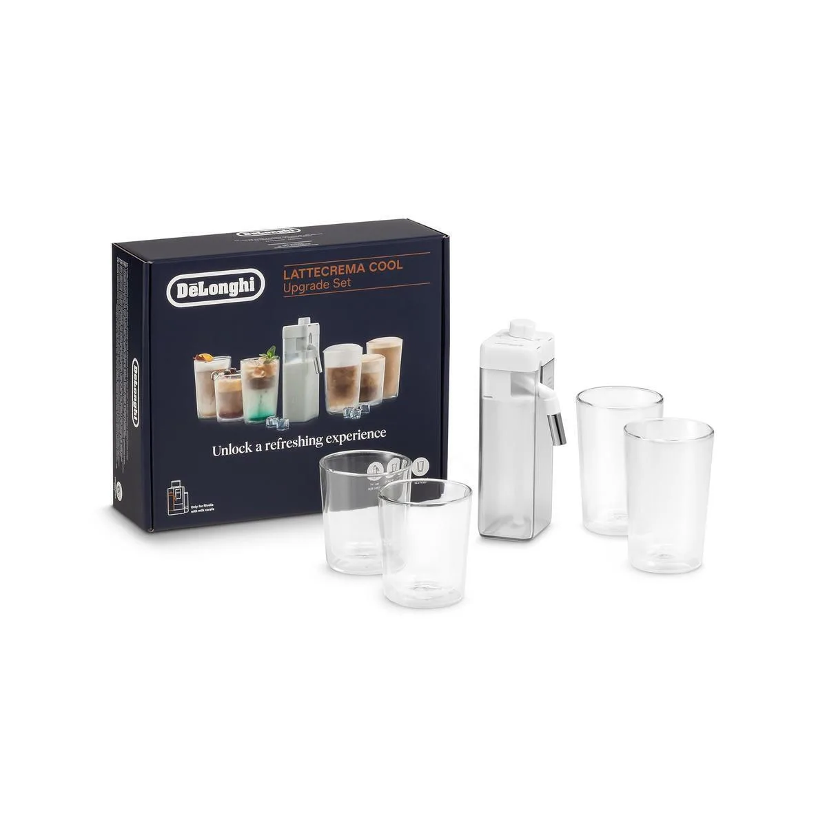 20260317133731_de_longhi_lattecrema_cool_set_systimatos_galaktos_dlsc032_leyko_kafetieres_rivelia_perilamvanei_kanata_galaktos_potiria.jpeg De'longhi Lattecrema Cool Σετ Συστήματος Γάλακτος Dlsc032 Λευκό Καφετιέρες Rivelia Περιλαμβάνει Κανάτα Γάλακτος & Ποτήρια - Image 1