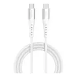 4Smarts USB 2.0 Cable USB-C male - USB-C 60W PD Λευκό 1.5m 541452