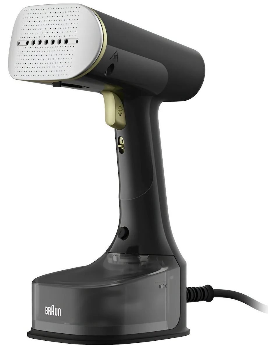 20260415171033_braun_gs7088cp_atmokatharistis_rouchon_cheiros_1600w_me_docheio_250ml_mayros.jpeg Braun GS7088CP Ατμοκαθαριστής Ρούχων Χειρός 1600W με Δοχείο 250ml Μαύρος - Image 1