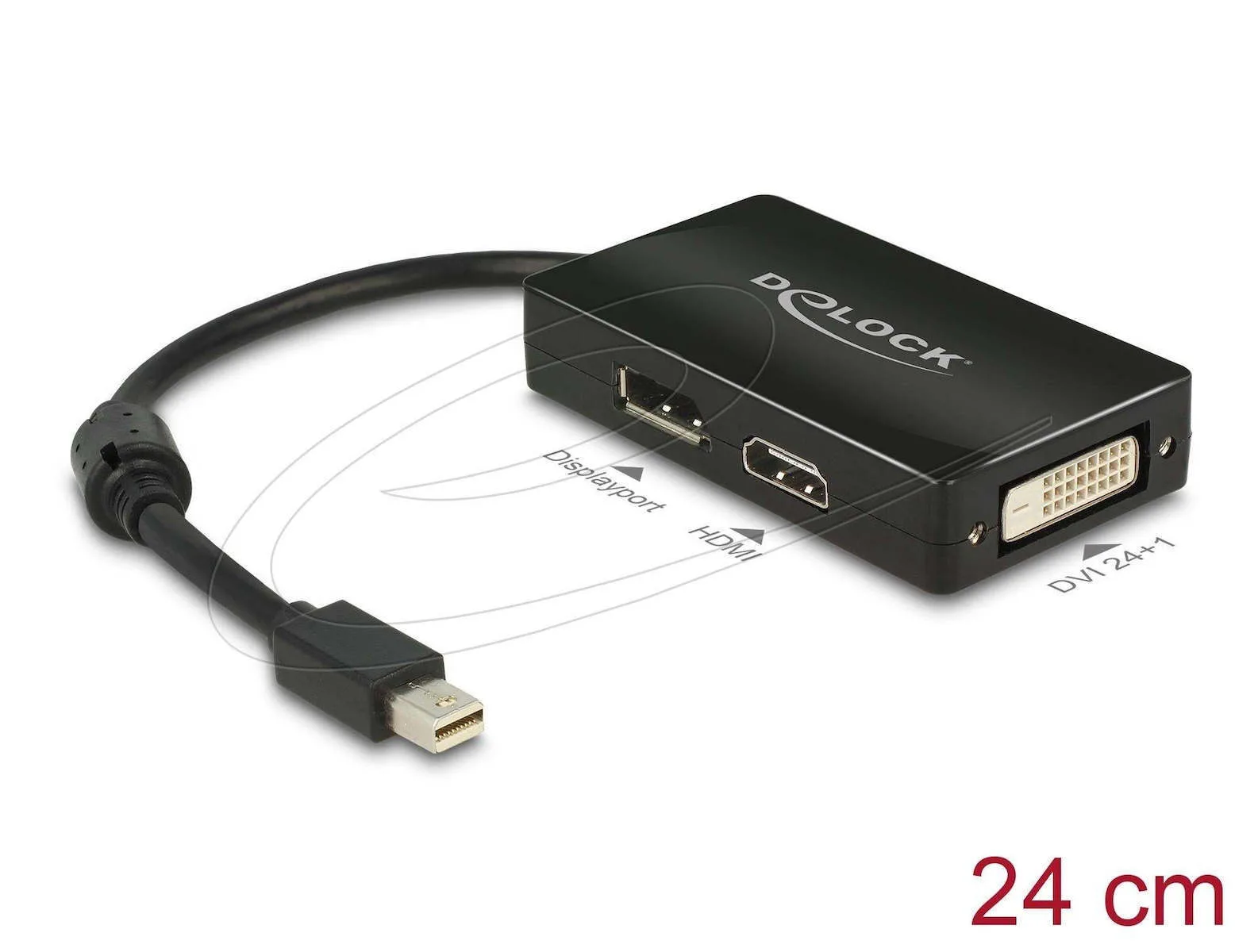 20260417131029_delock_metatropeas_displayport_male_se_dvi_d_displayport_hdmi_female_1tmch_62623.jpeg DeLock Μετατροπέας DisplayPort male σε DVI-D / DisplayPort / HDMI female 1τμχ 62623 - Image 1