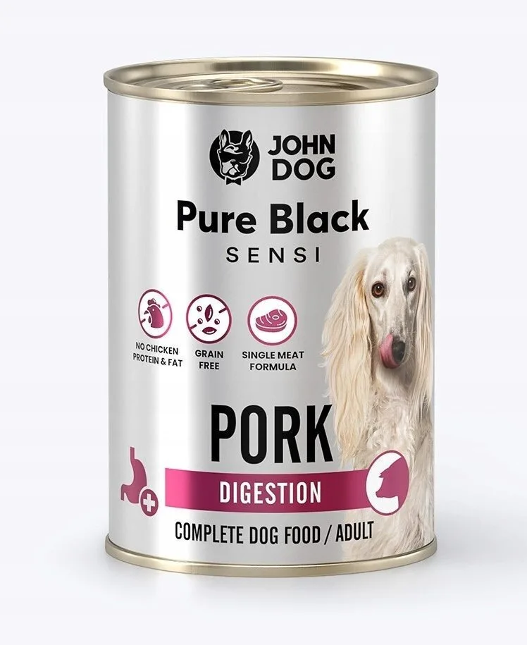 20260421104929_john_dog_ygri_trofi_skylon_me_choirino_400gr.jpeg John Dog Υγρή Τροφή Σκύλων με Χοιρινό 400gr - Image 1