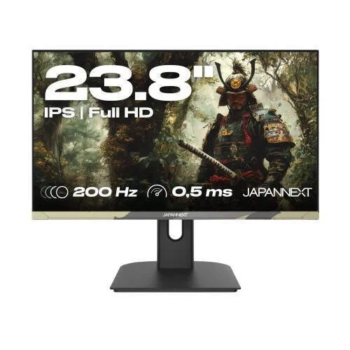 Japannext JN-IPS238FHD200F Camouflage IPS HDR Gaming Monitor 24" FHD 1920x1080 200Hz - Image 1