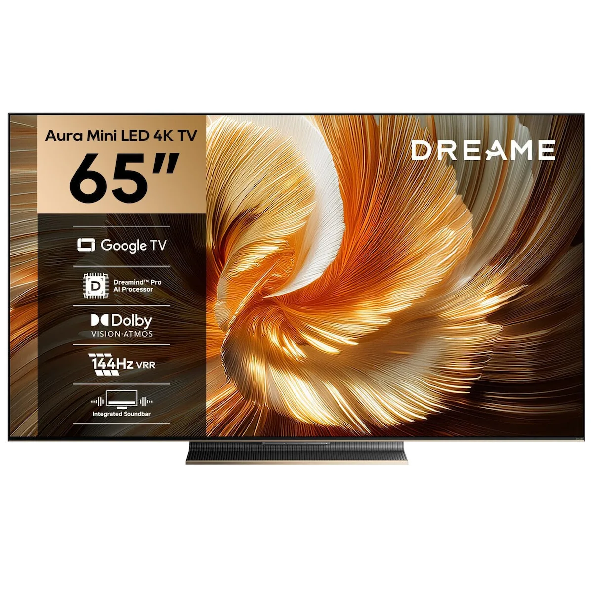 20260428103429_dreame_smart_tileorasi_65_4k_uhd_mini_led_aura_mini_hdr_65s100.jpeg Dreame Smart Τηλεόραση 65" 4K UHD Mini LED Aura Mini HDR (2024) 65S100 - Image 1