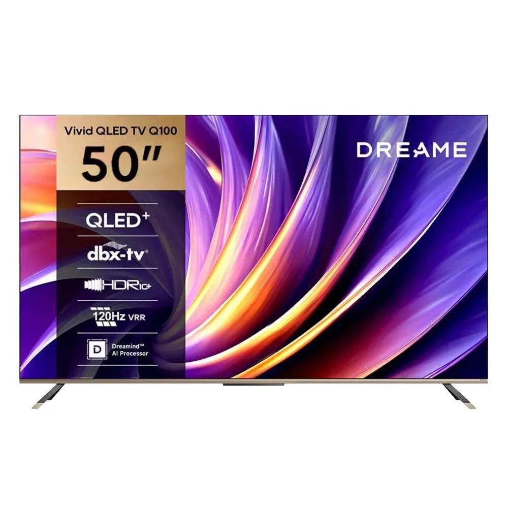 20260428103531_dreame_smart_tileorasi_50_4k_uhd_qled_vivid_hdr_50q100.jpeg Dreame Smart Τηλεόραση 50" 4K UHD QLED Vivid HDR (2025) 50Q100 - Image 1