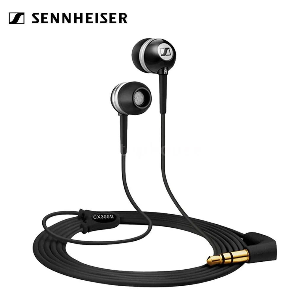 Sennheiser CX 300-II Precision Earbuds Handsfree Ακουστικά με Βύσμα 3.5mm Μαύρο - Image 1