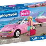Playmobil Barbie Κάμπριο με Θαλάσσιο Jet για 4 ετών 72123