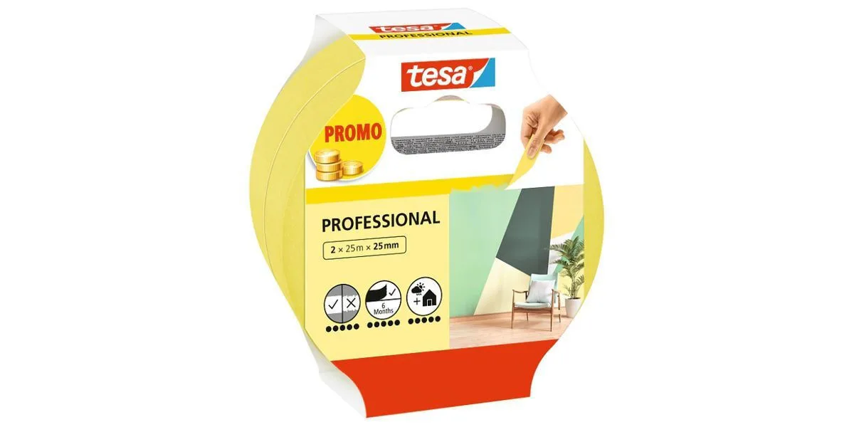 Tesa Professional Αυτοκόλλητη Ταινία 2mx25mm 56212-00000-02 - Image 1