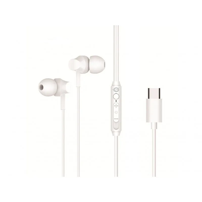 20260525143001_conceptronic_brendan02w_in_ear_handsfree_akoustika_me_vysma_usb_c.jpeg Conceptronic BRENDAN02W In-ear Handsfree Ακουστικά με Βύσμα USB-C - Image 1