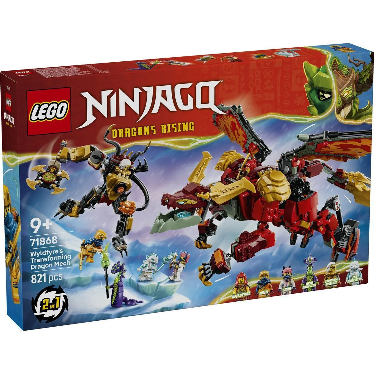 20260602093757_lego_ninjago_transforming_dragon_mech_wyldfyre_gia_9_eton_821tmch_71868.jpeg LEGO Ninjago Transforming Dragon Mech Wyldfyre για 9+ Ετών 821τμχ 71868 - Image 1