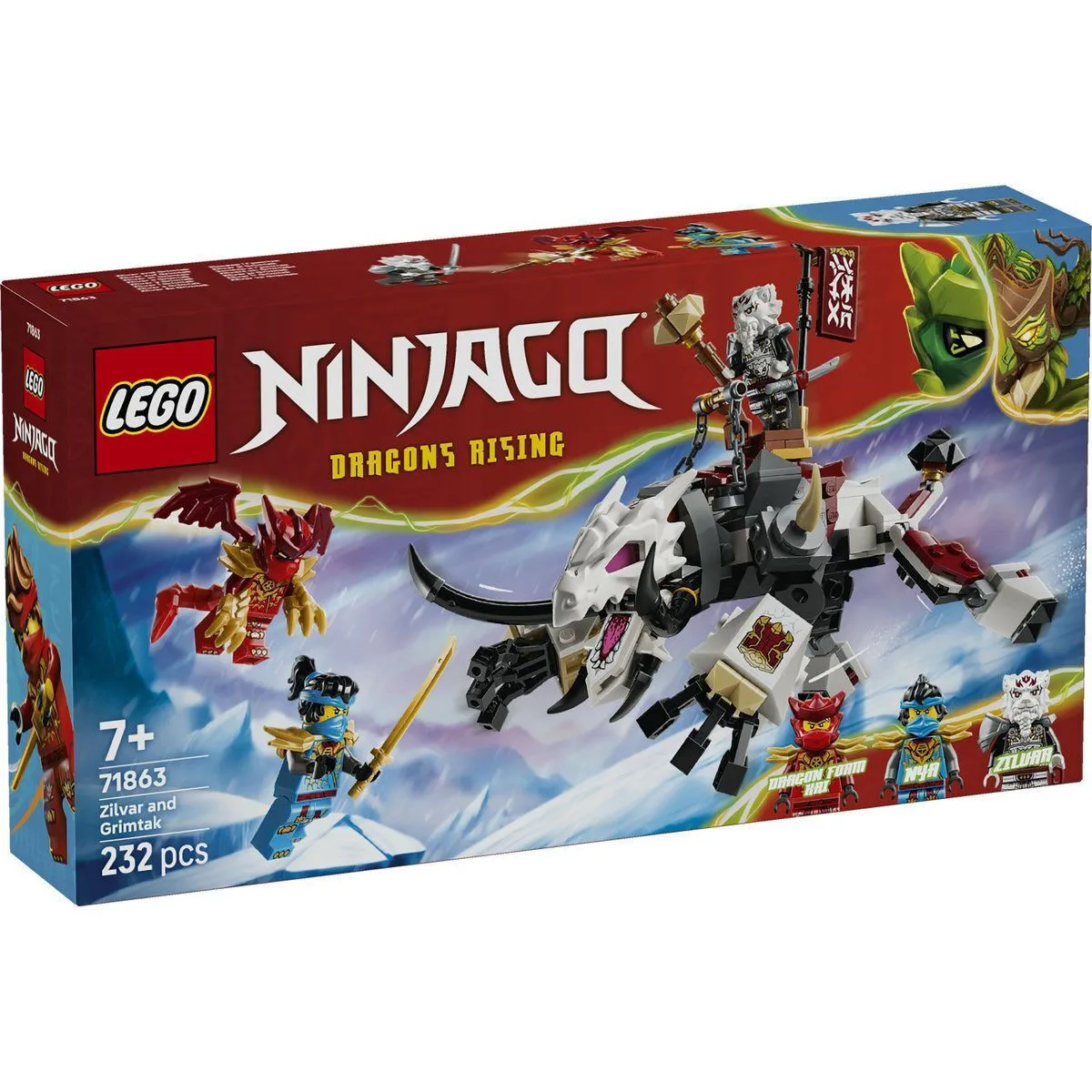20260602102142_lego_ninjago_zilvar_and_the_monster_dragon_grimtak_gia_7_eton_232tmch_71863.jpeg LEGO Ninjago Zilvar and the Monster Dragon Grimtak για 7+ Ετών 232τμχ 71863 - Image 1