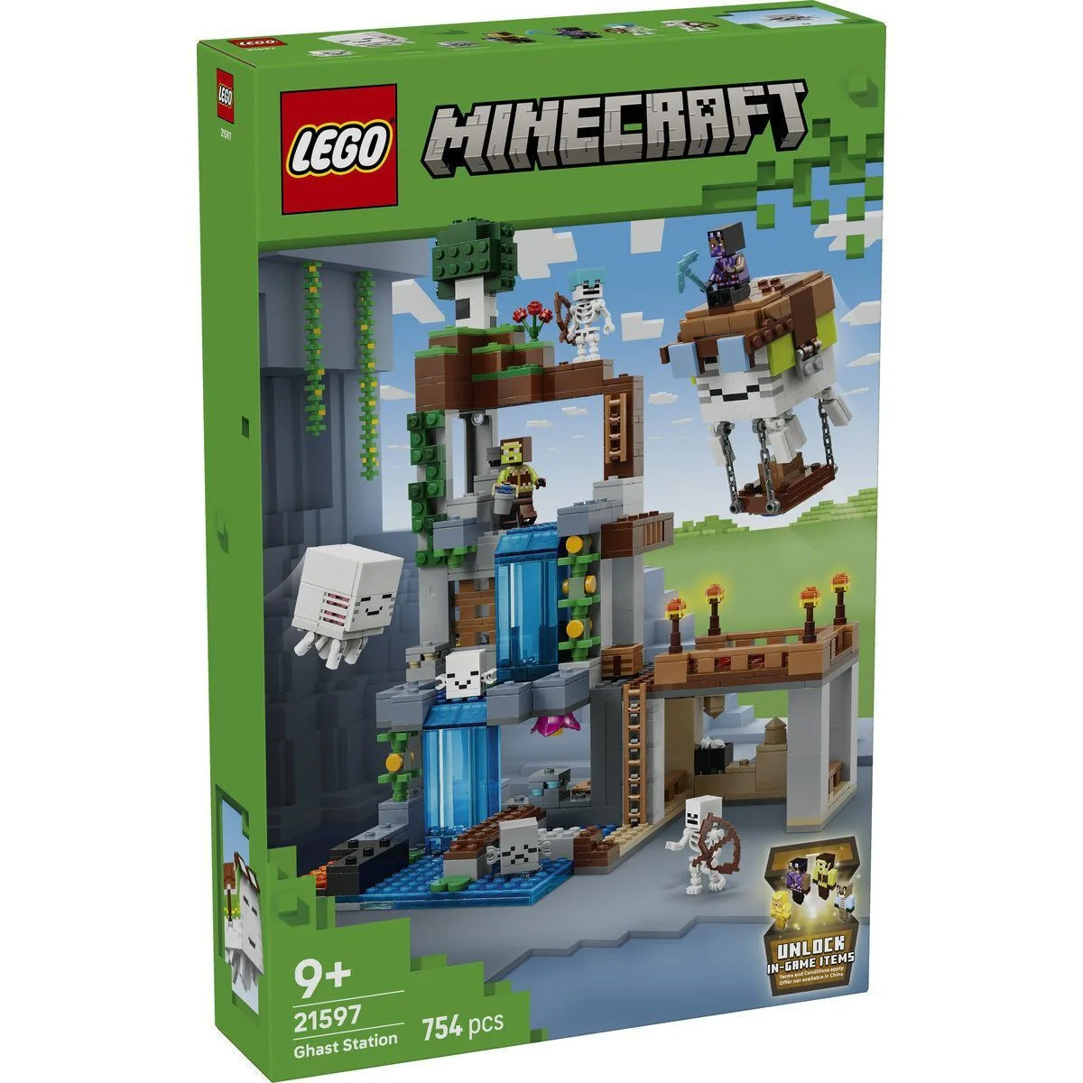 20260602103634_lego_minecraft_ghast_station_gia_9_eton_754tmch_21597.jpeg LEGO Minecraft Ghast Station για 9+ Ετών 754τμχ 21597 - Image 1