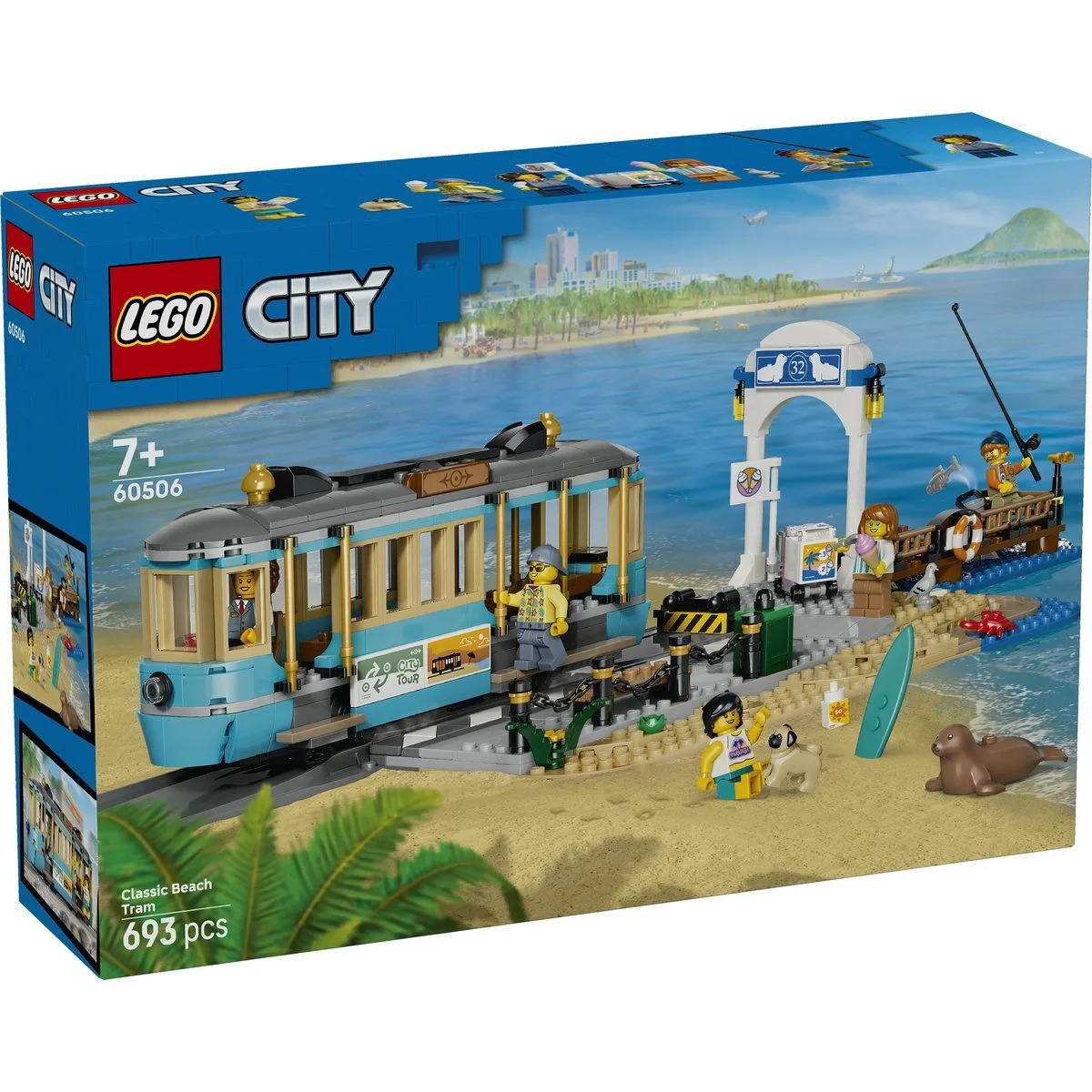 20260602103708_lego_city_classic_beach_tram_gia_7_eton_693tmch_60506.jpeg LEGO City Classic Beach Tram για 7+ Ετών 693τμχ 60506 - Image 1
