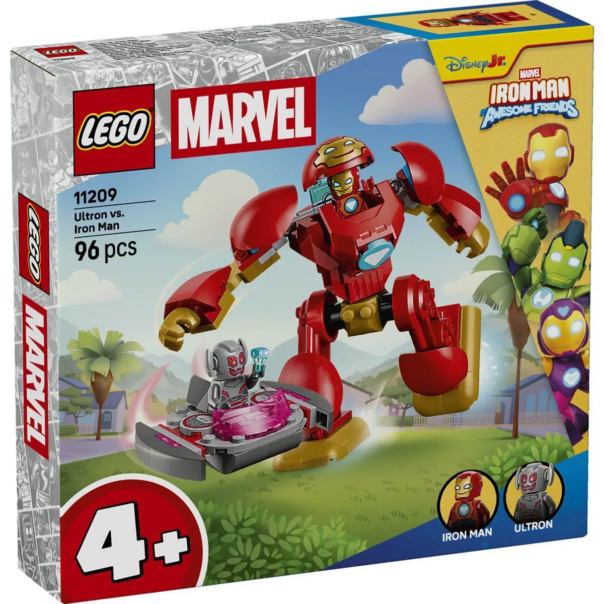 LEGO Marvel Iron Man and His Amazing Friends για 4+ Ετών 96τμχ 11209 - Image 1