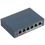 Hikvision DS-3E1106P-EI/M Managed L2 PoE Switch με 6 Θύρες Ethernet