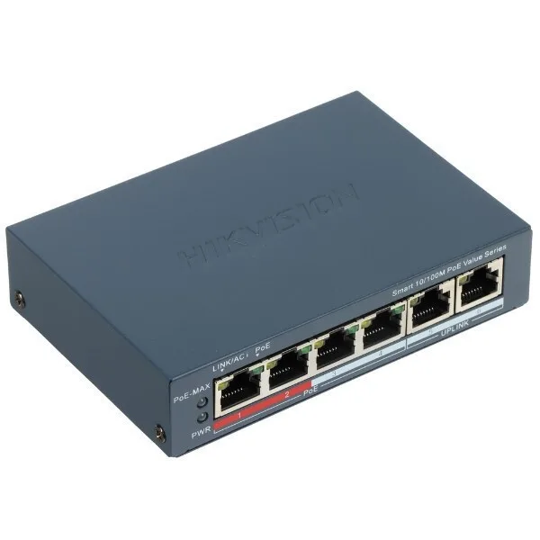 20260602122633_hikvision_ds_3e1106p_ei_m_managed_l2_poe_switch_me_6_thyres_ethernet.jpeg Hikvision DS-3E1106P-EI/M Managed L2 PoE Switch με 6 Θύρες Ethernet - Image 1