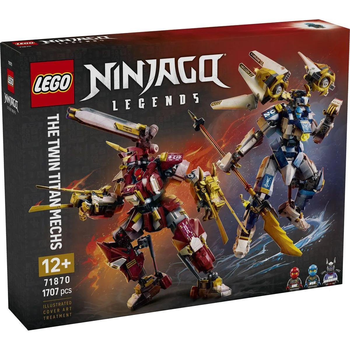 20260602130335_lego_ninjago_the_twin_titan_mechs_gia_12_eton_1707tmch_71870.jpeg LEGO Ninjago The Twin Titan Mechs για 12+ Ετών 1707τμχ 71870 - Image 1