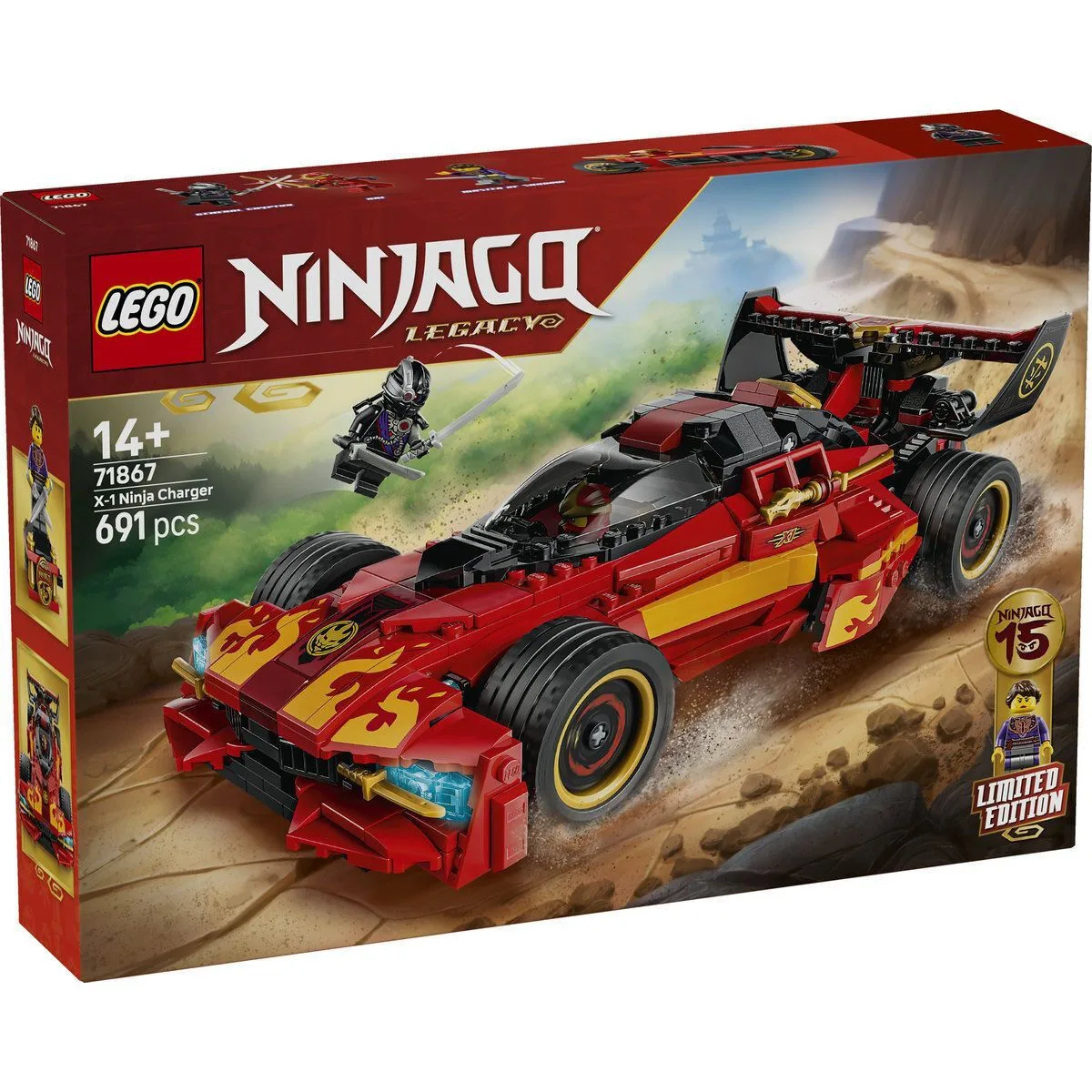 20260602130553_lego_ninjago_x_1_ninja_charger_15th_anniversary_gia_14_eton_691tmch_71867.jpeg LEGO Ninjago X-1 Ninja Charger 15th Anniversary για 14+ Ετών 691τμχ 71867 - Image 1