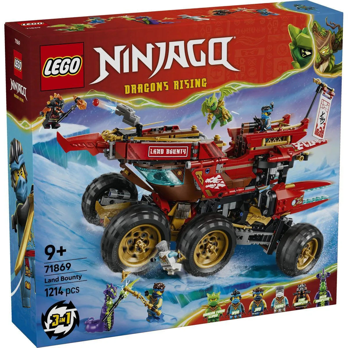 20260602130703_lego_ninjago_land_bounty_gia_9_eton_1214tmch_71869.jpeg LEGO Ninjago Land Bounty για 9+ Ετών 1214τμχ 71869 - Image 1