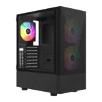 Krux Vako Pro Gaming Midi Tower Κουτί Υπολογιστή με Πλαϊνό Παράθυρο και ARGB Φωτισμό Μαύρο