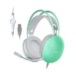 Aula S505 Over Ear Gaming Headset με σύνδεση USB Πράσινο for PC