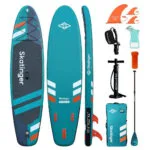 Skatinger Jade Φουσκωτή Σανίδα SUP με Μήκος 3.2m Γαλάζια