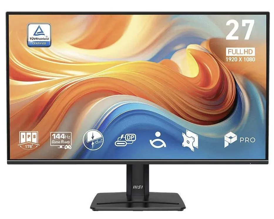MSI PRO MP272 E14C IPS HDR Gaming Monitor 27" FHD 1920x1080 144Hz με Χρόνο Απόκρισης 4ms GTG - Image 1