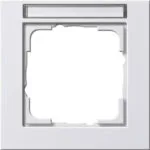 Πλαίσιο Διακόπτη Gira 109129 Frame 1f Bsf Purewhite E2