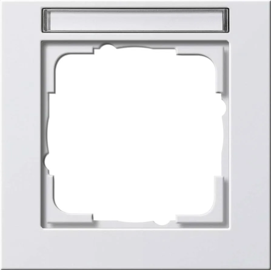 20260602175127_plaisio_diakopti_gira_109129_frame_1f_bsf_purewhite_e2.jpeg Πλαίσιο Διακόπτη Gira 109129 Frame 1f Bsf Purewhite E2 - Image 1