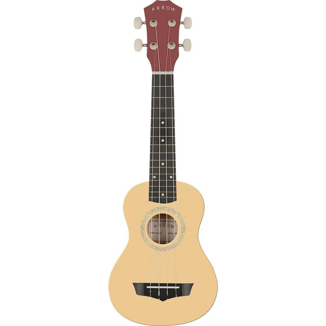 20260603103412_arrow_pb10_na_soprano_natural_w_bag_soprano_ukulele_l2050011.jpeg Arrow Pb10 Na Soprano Natural W Bag Soprano Ukulele L2050011 - Image 1