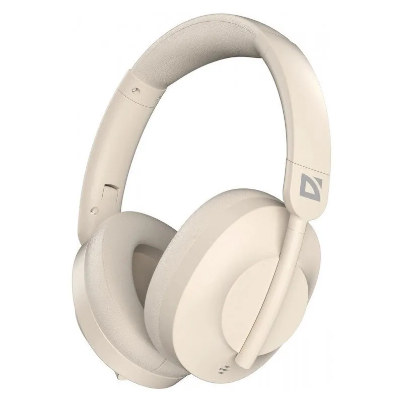 Defender FreeMotion B485 Ασύρματα / Ενσύρματα Over Ear Ακουστικά με 50 ώρες Λειτουργίας Μπεζ - Image 1
