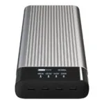 Hyper HyperJuice Power Bank 27000mAh 245W με 4 Θύρες USB-C Ασημί
