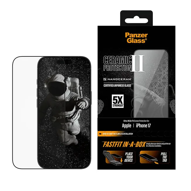 PanzerGlass Tempered Glass (iPhone 17 / 17 Pro / 16 Pro) PG34848 - Image 1