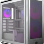 CoolerMaster Masterframe 600 Mesh Gaming Midi Tower Κουτί Υπολογιστή με Πλαϊνό Παράθυρο Ασημί