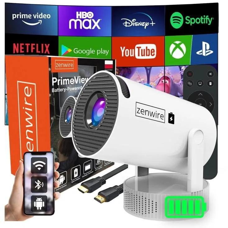 20260603130956_zenwire_k400_mini_projector_lcd_me_wi_fi_kai_ensomatomena_icheia_k400.jpeg Zenwire K400 Mini Projector LCD με Wi-Fi και Ενσωματωμένα Ηχεία K400 - Image 1