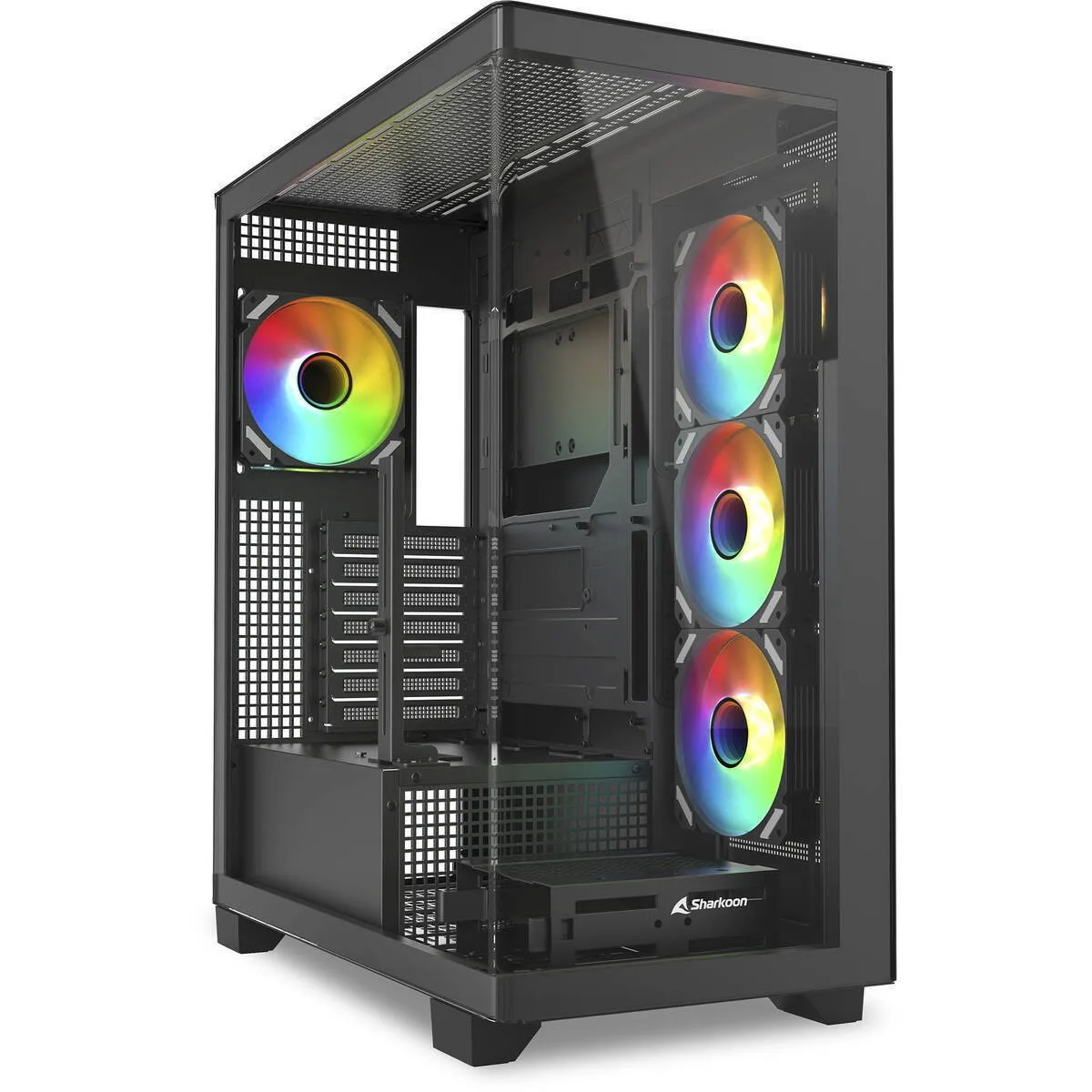 20260603160559_sharkoon_elite_shark_ca500_gaming_midi_tower_kouti_ypologisti_me_plaino_parathyro_kai_argb_fotismo_mayro.jpeg Sharkoon Elite Shark CA500 Gaming Midi Tower Κουτί Υπολογιστή με Πλαϊνό Παράθυρο και ARGB Φωτισμό Μαύρο - Image 1