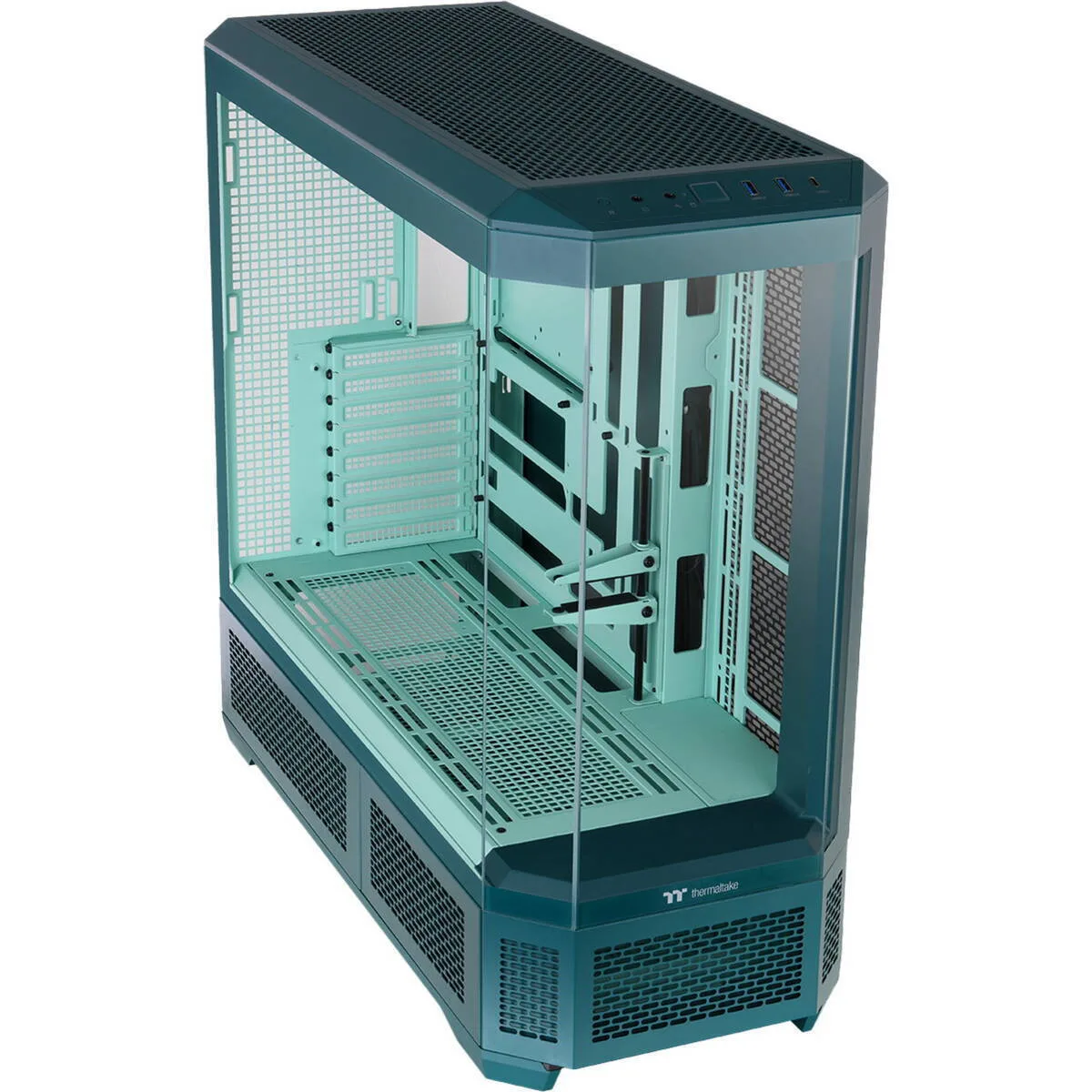 Thermaltake View 600 TG Gaming Full Tower Κουτί Υπολογιστή με Πλαϊνό Παράθυρο Πράσινο - Image 1