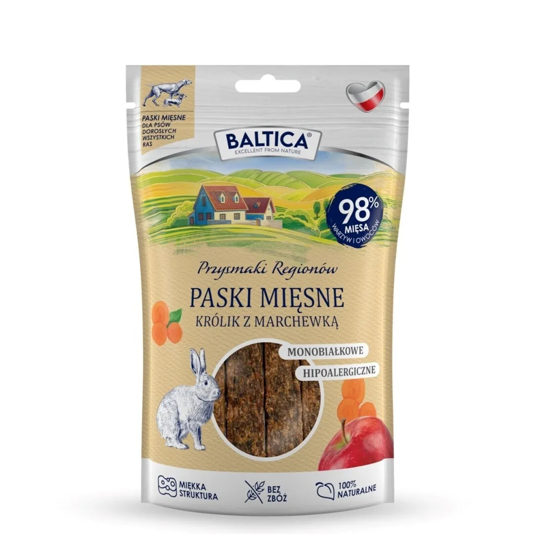20260603171116_baltica_lichoudies_se_stick_skylou_me_kreas_kotopoulo_kouneli_karoto_kai_lago_90gr.jpeg Baltica Λιχουδιές σε Stick Σκύλου με Κρέας, Κοτόπουλο, Κουνέλι, Καρότο και Λαγό 90gr - Image 1