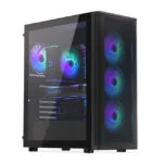 Endorfy Ventum 400 ARGB Midi Tower Κουτί Υπολογιστή Μαύρο