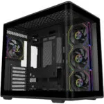CoolerMaster Elite 600 Gaming Midi Tower Κουτί Υπολογιστή με Πλαϊνό Παράθυρο και ARGB Φωτισμό Μαύρο