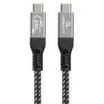 Cablexpert Premium Braided USB 4 Cable USB-C male - USB-C 240W PD 0.5m CCBP-USB4-CMCM240-0.5M