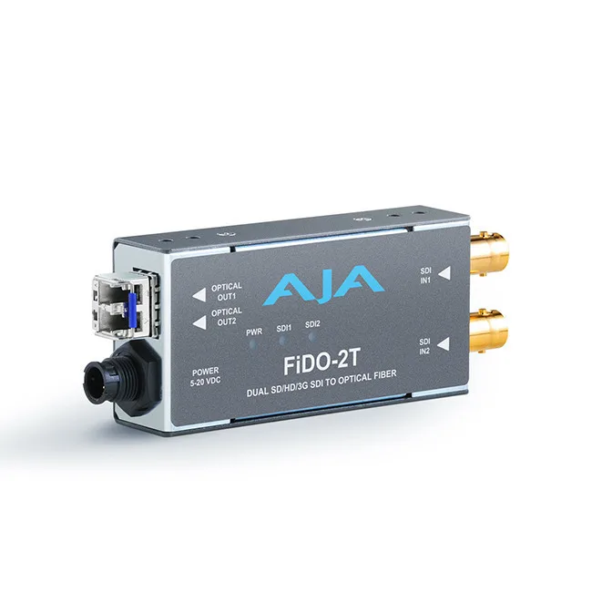 Aja 2-channel 3g-sdi To Single-mode Lc Fiber Transmitter Fido-2t - Image 1