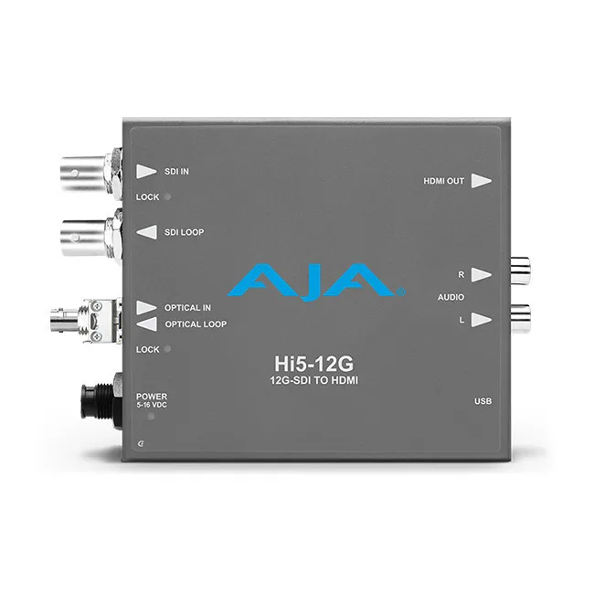 20260605103027_aja_4k_ultrahd_12g_sdi_to_hdmi_2_0_converters_hi5_12g.jpeg Aja 4k/ultrahd 12g-sdi To Hdmi 2.0 Converters Hi5-12g - Image 1