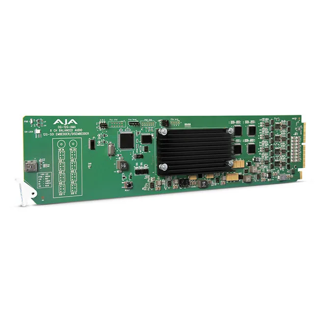 20260605103029_aja_12g_sdi_analog_audio_embedder_disembedder_og_12g_ama.jpeg Aja 12g-sdi Analog Audio Embedder Disembedder Og-12g-ama - Image 1