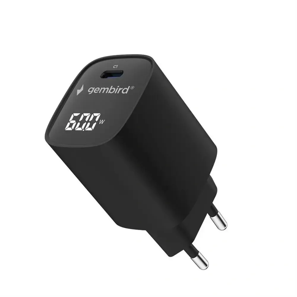 20260605112943_gembird_fortistis_choris_kalodio_me_thyra_usb_c_60w_power_delivery_quick_charge_3_0_mayros_ta_uc_1c_pd60lcd_01_bk.jpeg Gembird Φορτιστής Χωρίς Καλώδιο με Θύρα USB-C 60W Power Delivery / Quick Charge 3.0 Μαύρος (TA-UC-1C-PD60LCD-01-BK) - Image 1