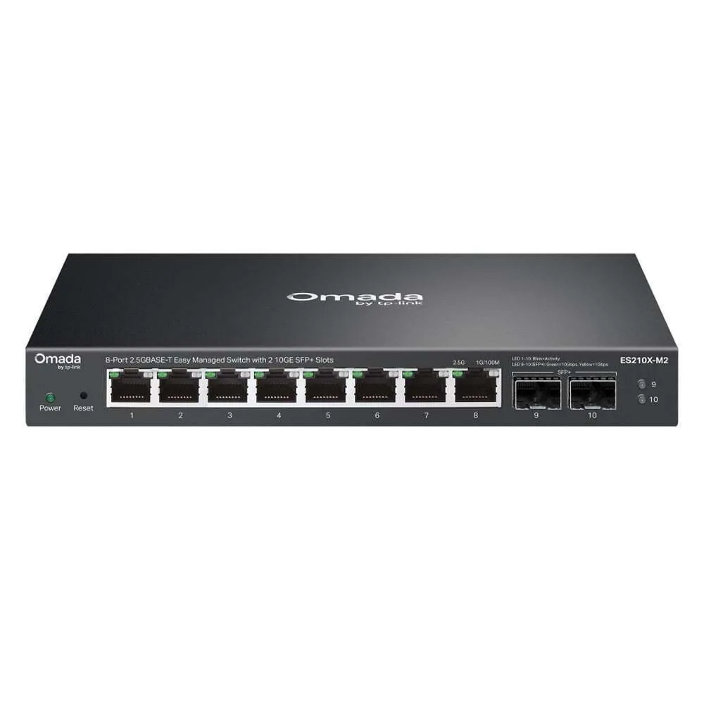 TP-LINK ES210X-M2 Managed L2 Switch με 8 Θύρες Ethernet και 2 SFP Θύρες - Image 1