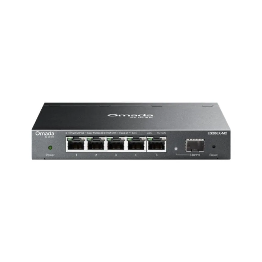 TP-LINK ES206X-M2 Managed L2 PoE Switch με 5 Θύρες Ethernet και 1 SFP Θύρα - Image 1