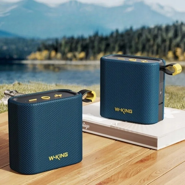 20260608123403_w_king_d2_adiavrocho_icheio_bluetooth_7w_mple.jpeg W-King D2 Αδιάβροχο Ηχείο Bluetooth 7W Μπλε - Image 1